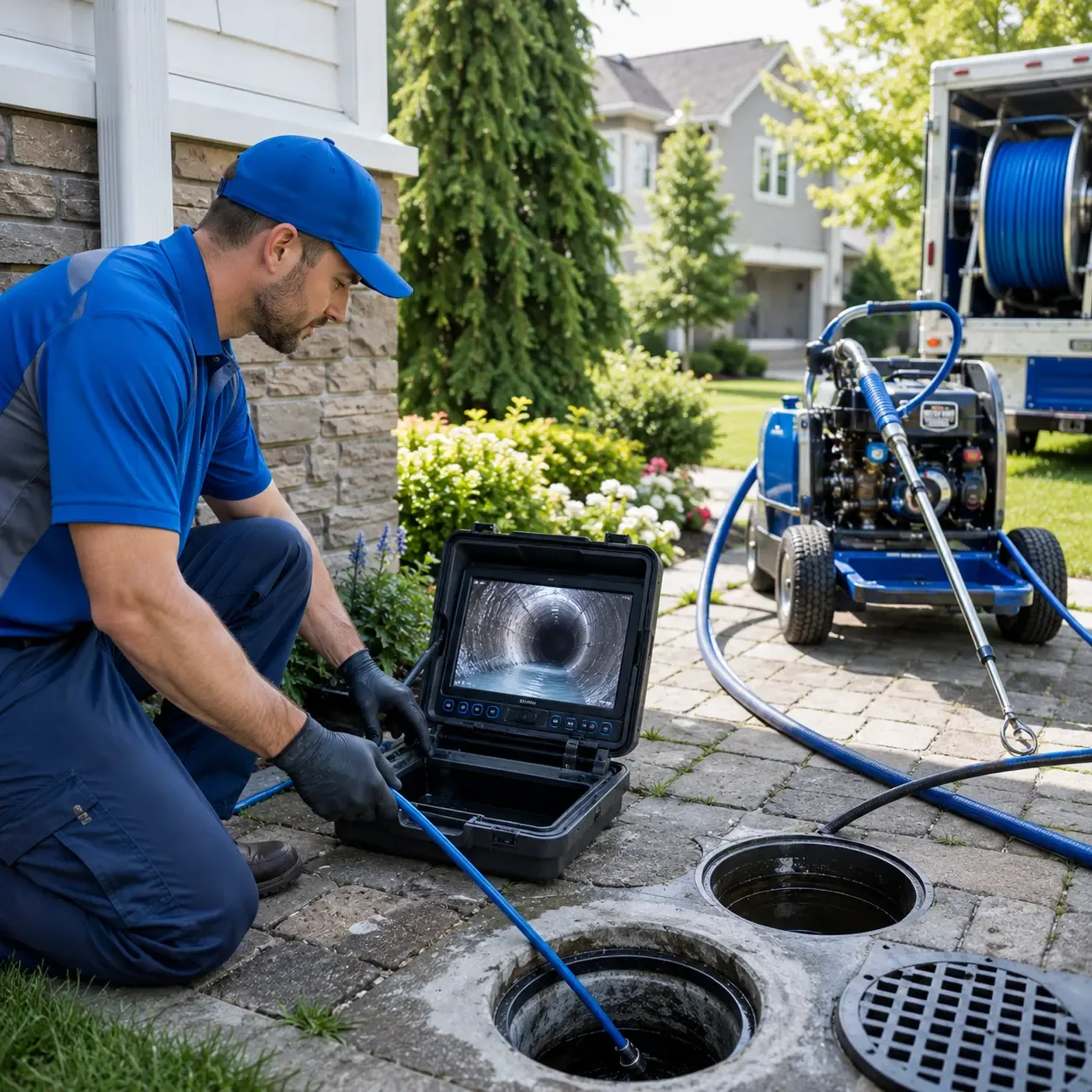 Outdoor drain cleaning professionals serving Celoron, NY